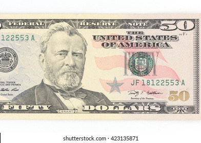 50 Dollar Bill On Isolated Background High Res Stock Images Shutterstock