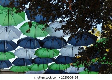 Umbrella Display At The State Fair Of Texas