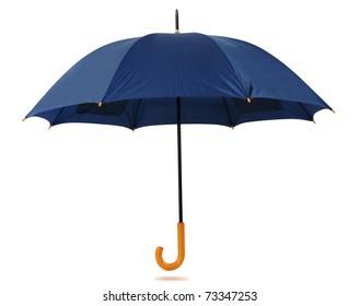 Umbrella Isolated Over White.