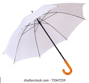 Umbrella Isolated Over White.