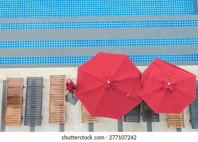 Umbrella Pool - Top Of View