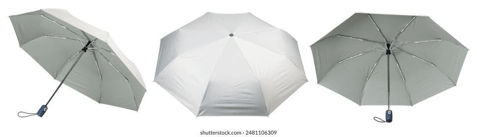 Umbrella. UV protection large travel umbrella. Auto open close windproof, rain, raindrop, sun blocking umbrella. Protection in rainy day. Rainy weather. Compact size for bag, handbag, purse, backpack - Powered by Shutterstock