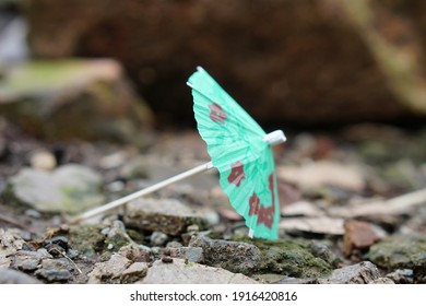 Umbrellas That Are No Longer Needed In The Rainy Season