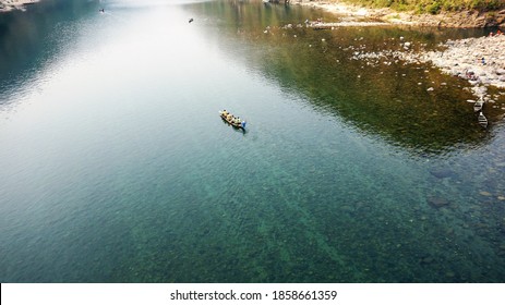 Umngot River Located Shnongpdeng Meghalaya India Stock Photo 1858661359 ...