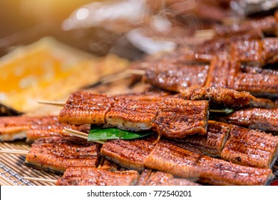 Unagi Or Japanese Eel Grill For Food