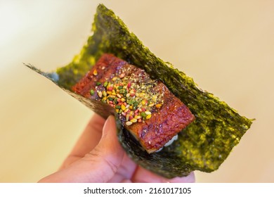 Unagi Roe Grilled Japanese Seaweed Wrap.