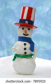 Uncle Sam Snowman