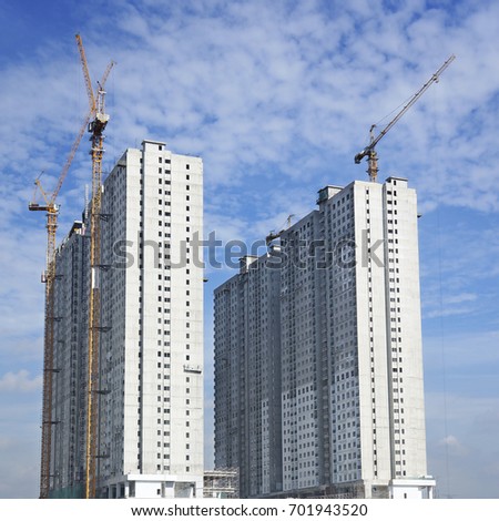 uncompleted building                              