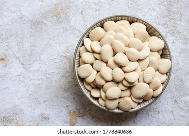 Uncooked Lima Beans in a Bowl