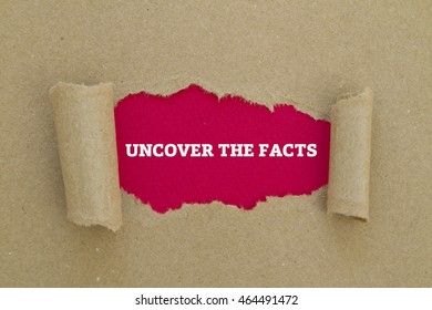 Uncover The Facts Written On Torn Paper