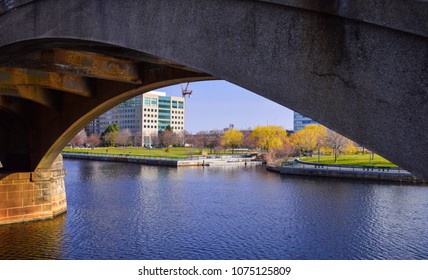 Under the bridge, Boston, MA.