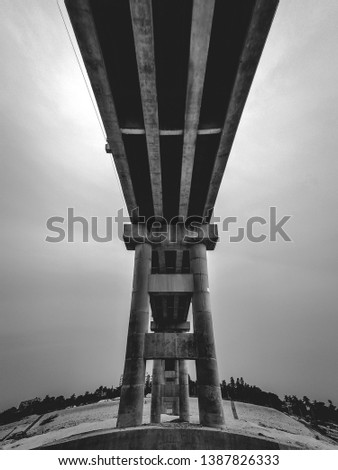 Image, Stock Photo Life under the bridge