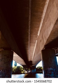Under a bridge in Raunheim