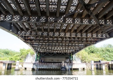 Under the bridge river