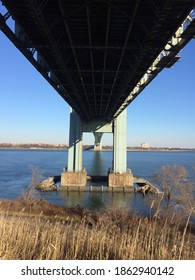 Under the bridge river view