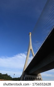 Under The Brunei Bridge, One Of Iconic Landmark In Brunei