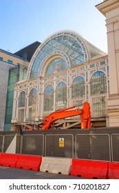 Under Construction Exterior Of The Paul Hamlyn Hall, Royal Opera House, London