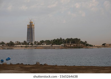 Under Construction Kingdom Tower, Jeddah, Saudi Arabia, 2019