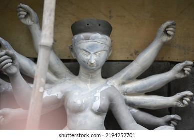 Under Exposed Image Of Hindu Idol Devi Durga