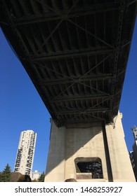 Under The Granville Street Bridge In The City Of Vancouver, Canada