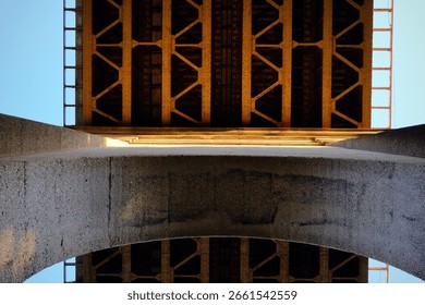 Under the Hell Gate Bridge Looking Up (Queens, New York, USA)