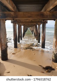 Under the old Point Lonsdale Pier