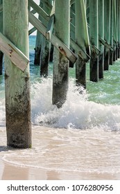 under the pier
