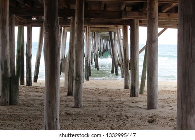 under a pier