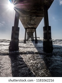 Under the Pier with partial Sun