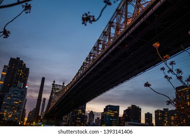 Under The Queensboro Bridge At Night