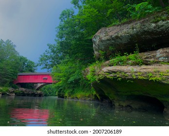 Under The Red Bridge On Sugar Creek