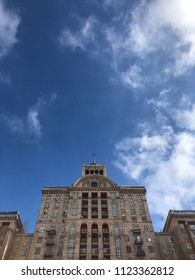 Under the sky and wind. 