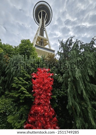 Under the Space Needle in Seattle