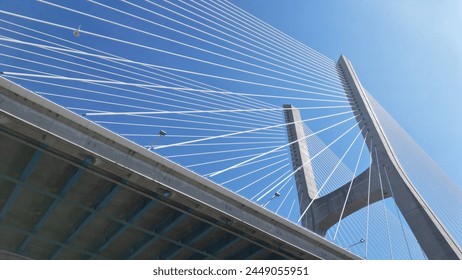 Under Vasco da Gama Bridge - Powered by Shutterstock