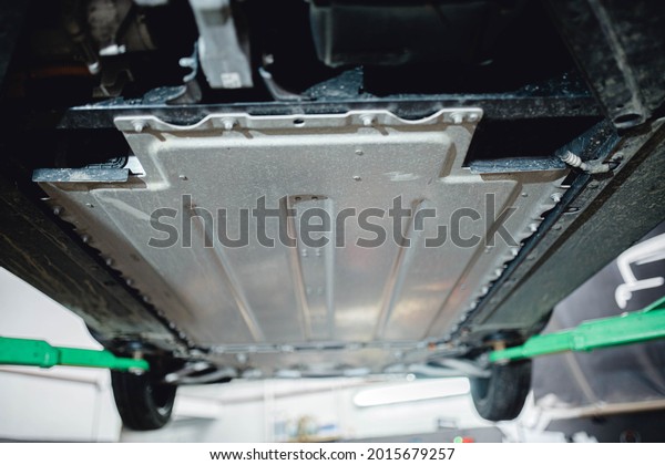 underbody of an\
electric car protection of electric motor and battery\
environmentally friendly\
transport