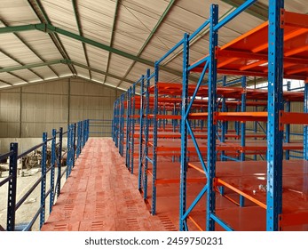 Undergoing Multitier Racking System Warehouse in Indonesia
