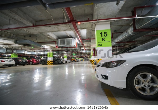 Underground Car Parking Garage Modern Apartment Stock Photo Edit