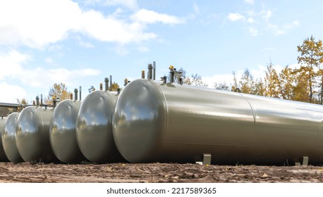 Underground, Ground Storage Tank For Liquefied Gas.