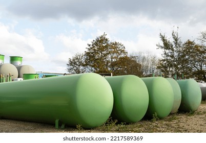 Underground, Ground Storage Tank For Liquefied Gas.