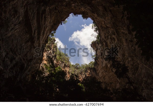 Underground Hole On Ceiling Shape Heart Stock Photo Edit Now