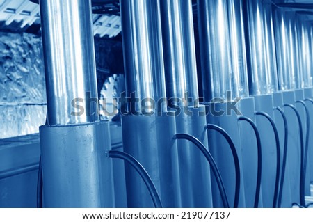 The underground mining equipment 