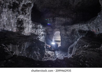 Underground Mining Massive Excavation Development - Shutterstock ID 2099462935