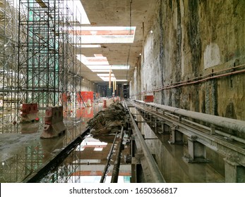 Underground Mrt Tunnel Railway Construction