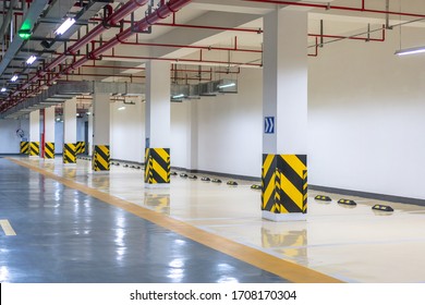 Underground Parking Lot In Airport