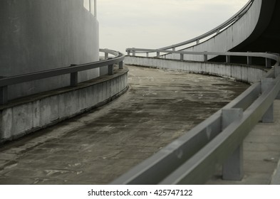 Underground Parking Exit , Parking Ramp