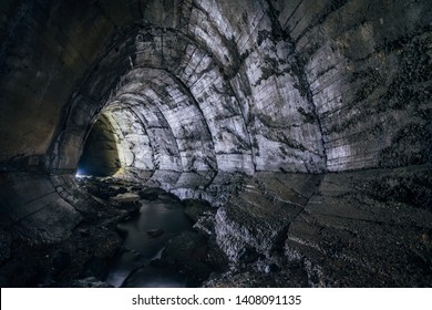 Underground River Flowing Through Large Oviform Stock Photo (Edit Now ...