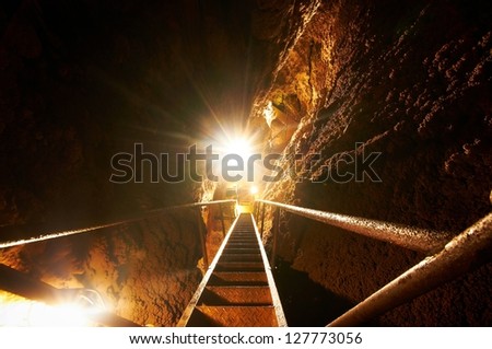 Similar – Image, Stock Photo BUNGEE underground