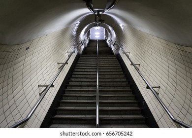 Underground Stairs At London