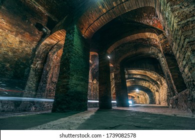 Underground Tunnel Street In Guanajuato Mexico.