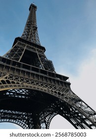 Underneath View of Eiffel Tower